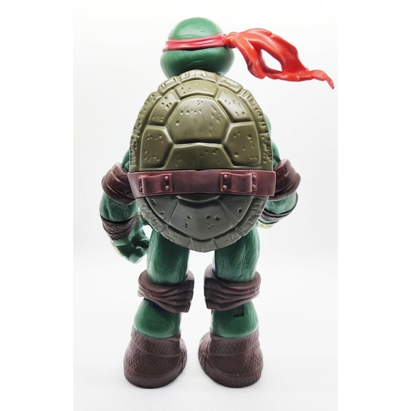 2013 Playmates 10.5" Teenage Mutant Ninja Turtles Battle Shell Raphael Figure - Picture 3 of 3